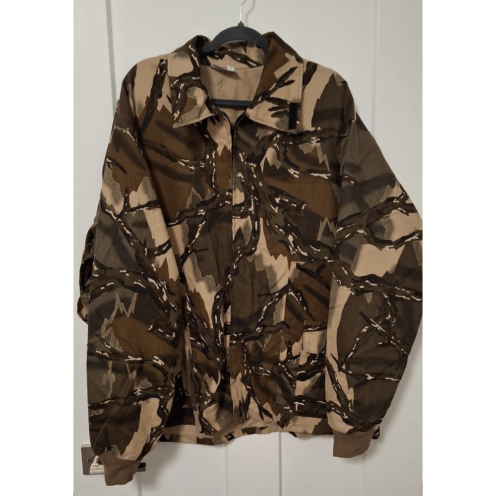 Predator Camouflage USA Jacket Men's XL 100% Cotton Made in USA YKK Unlined Camo